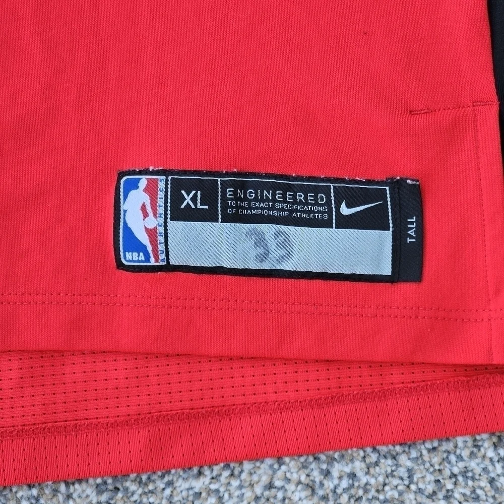 Nike Portland Trail Blazers Red Elite Shooter Performance Long Sleeve TShirt XLT